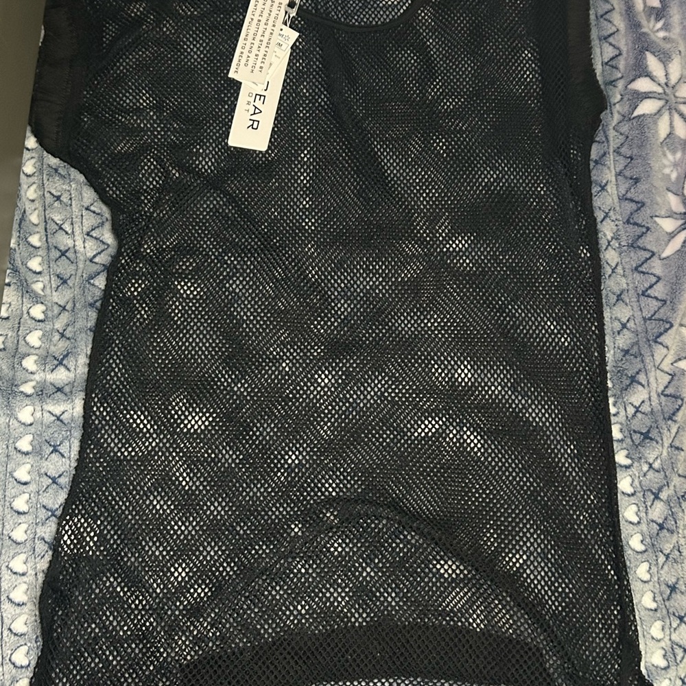 Ingear Black Mesh Swim Coverup